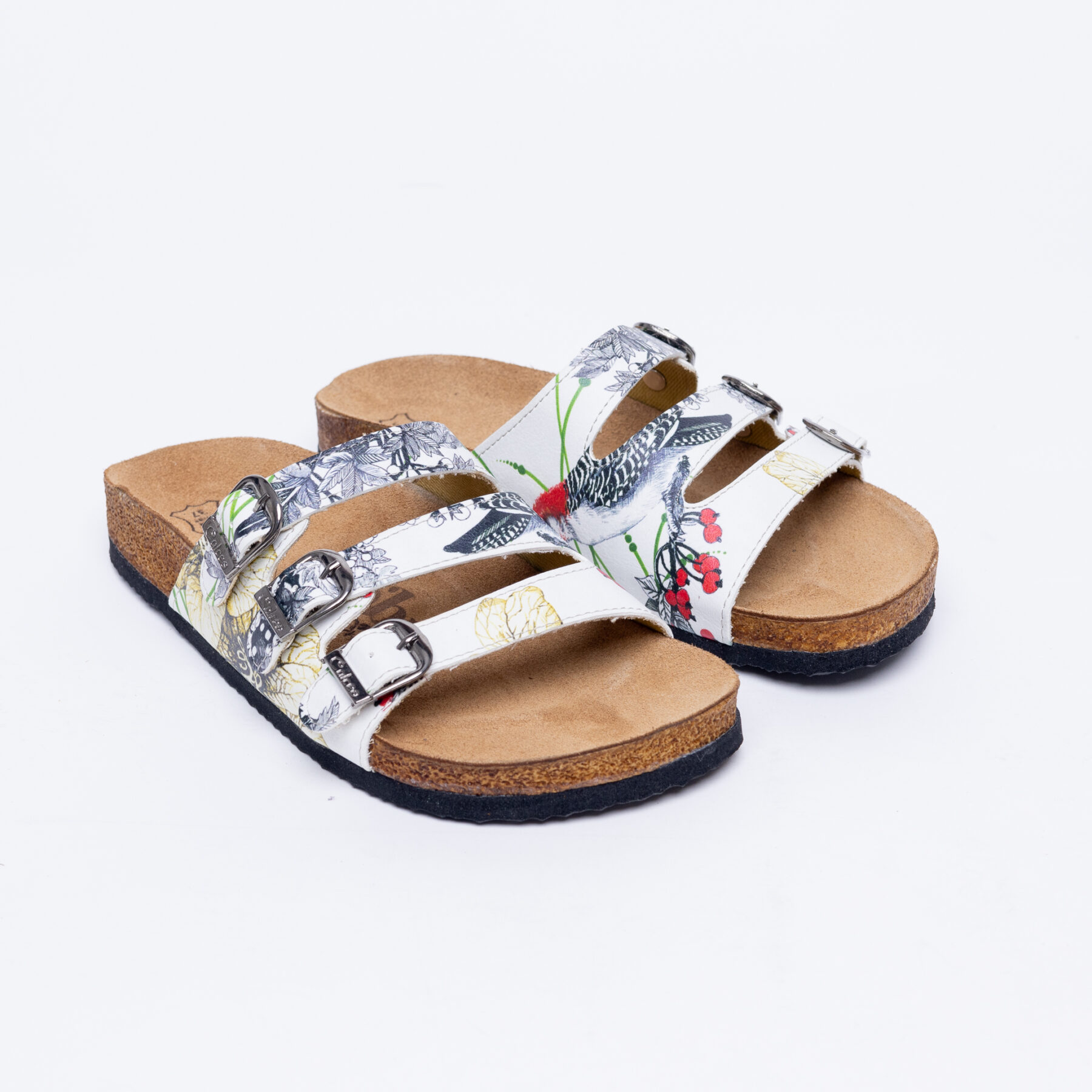 Sandalias planas mujer cómodas con suela ergonómica y estampado moderno