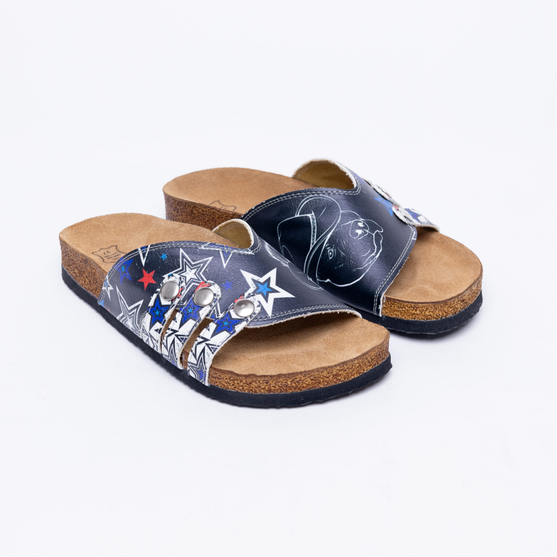 Sandalias planas mujer cómodas con suela ergonómica y estampado moderno