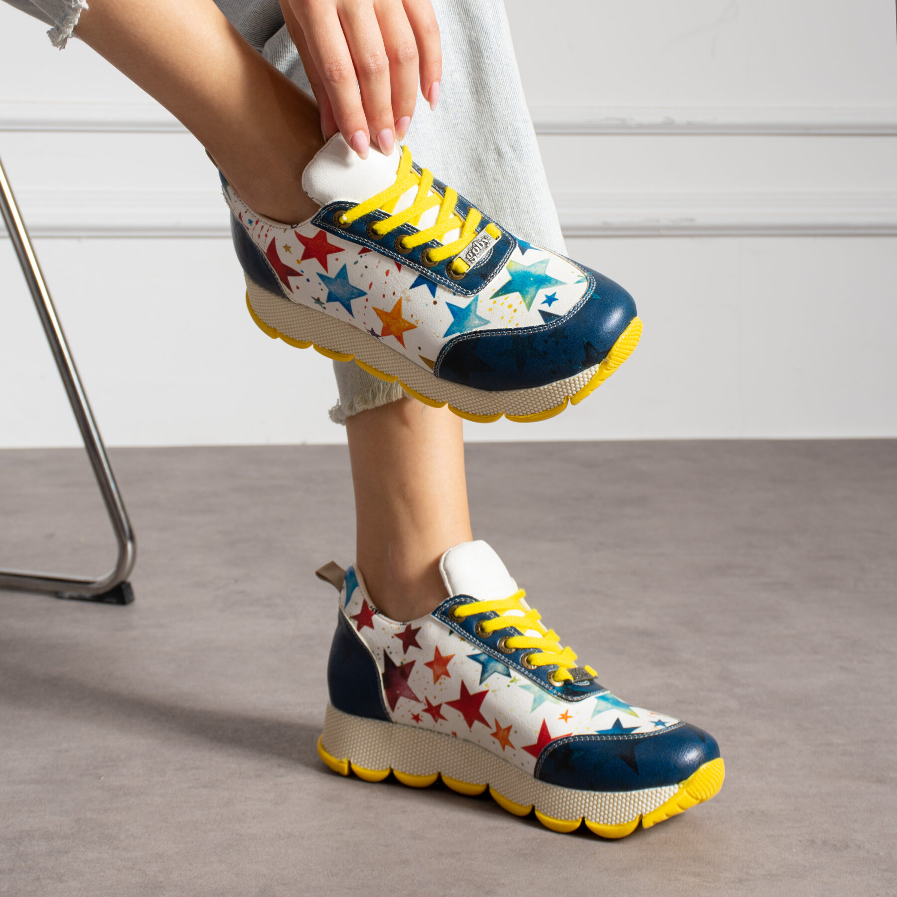 Zapatillas casuales para mujer sin cordones en colores